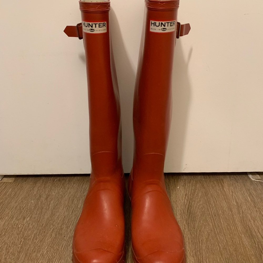 VINTAGE Red Hunter Boots | sz 9